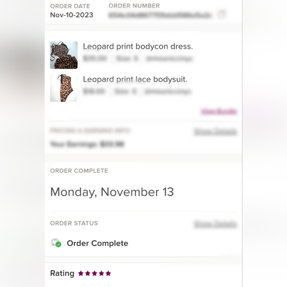 Leopard print bodycon dress. - Picture 4 of 4